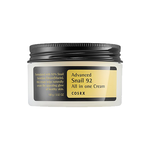 COSRX Advanced Snail 92 All in one Cream, 100g Snail Mucin Filtrate 92%