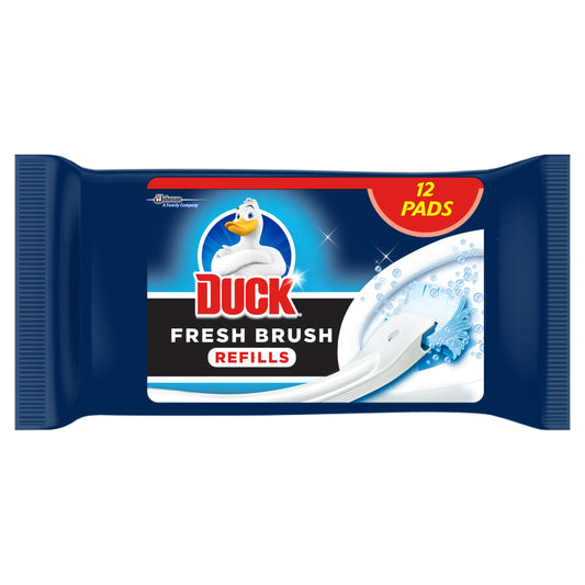 Duck Toilet Cleaner Fresh Brush Refills (3 X 12 Flushable Cleaning Pads), Total 36 Refills (Copy)