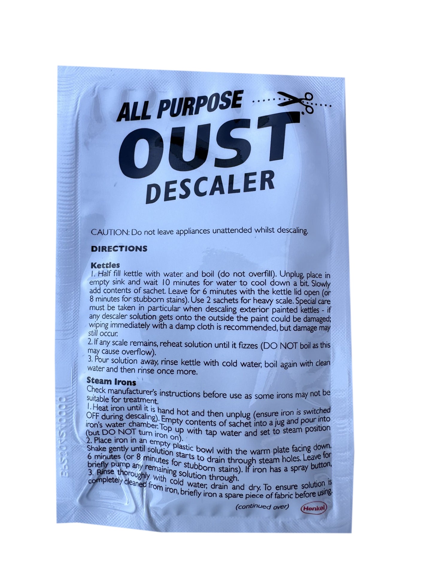 Oust Powerful All Purpose Descaler, Limescale Remover – Box of 3 sachets