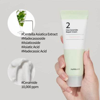 Numbuzin No.2 Cica Ceramide Repair Cream 60ml